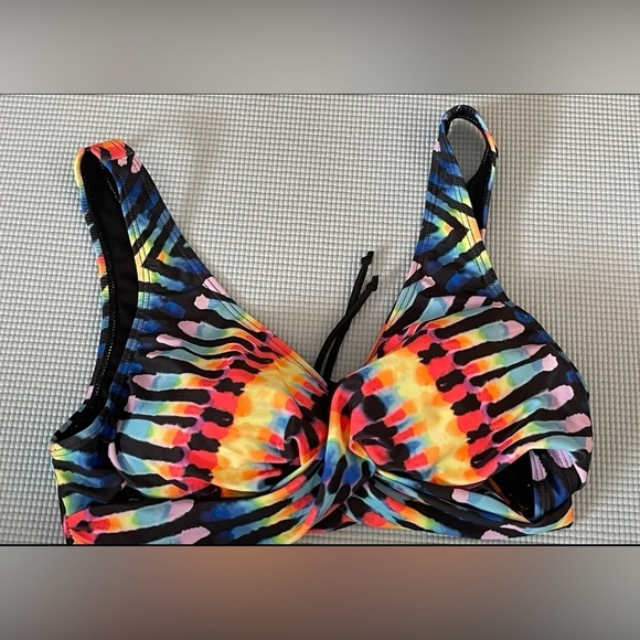 Tie dye Print Boy Short Bikini Size Large New - Picture 2 of 6